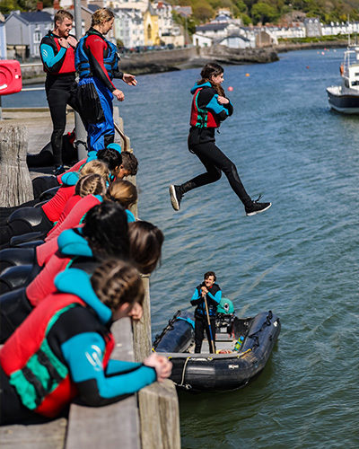 400x500 Aberdovey jetty jump