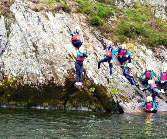 EBD Wester Hailes Education Centre gorge jumping 960x800