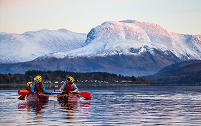 Loch Eil 400x250 canoe by Ben Nevis